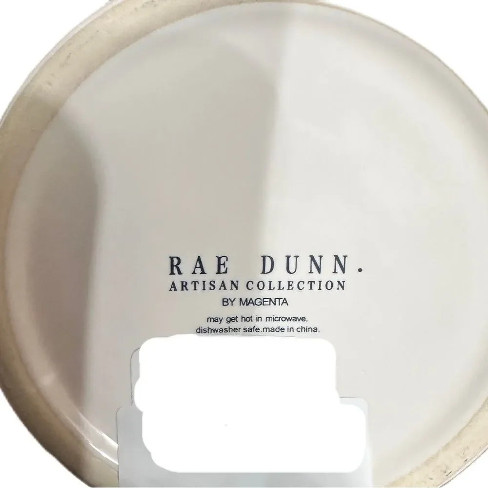 Rae‎ Dunn Tea Canister Typewriter Font Kitchen Storage Farmhouse Home Decor